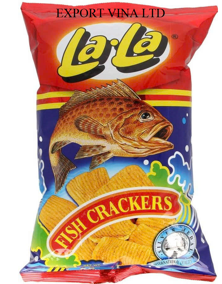 Newton La La Snack Fish Crackers 100g