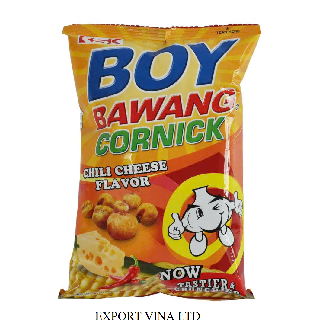 Boy Bawang Cornick Chili Cheese Flavor 100g