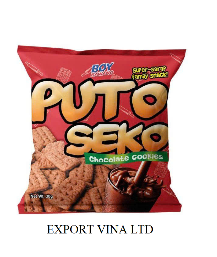 Boy Bawang Snack Puto Seko Chocolate 30g