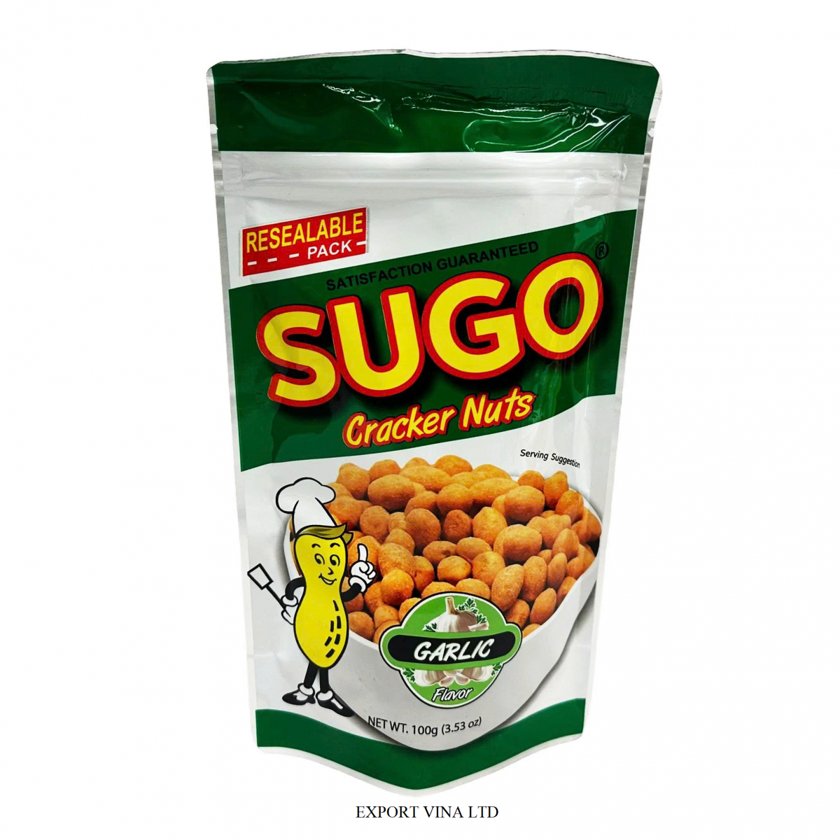  Sugo Cracker Nuts Garlic Snack 100g