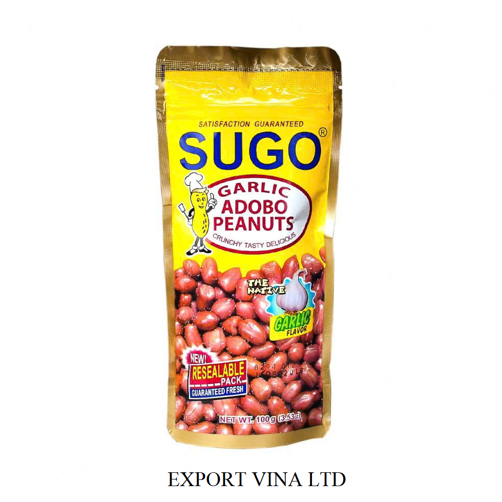 Sugo Adobo Garlic Peanuts Snack 100g