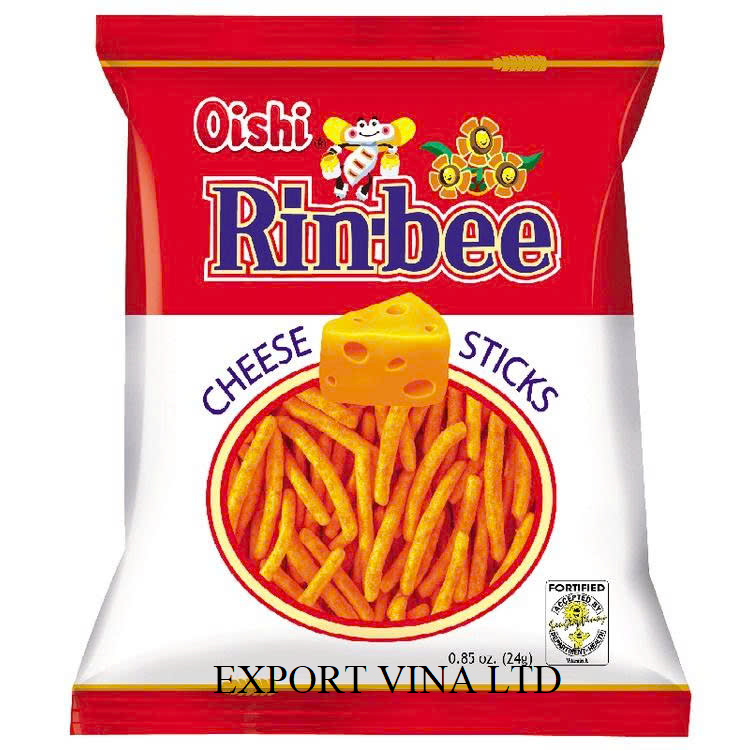  Oishi Snack Rinbee Cheese Stick Flavor 24g