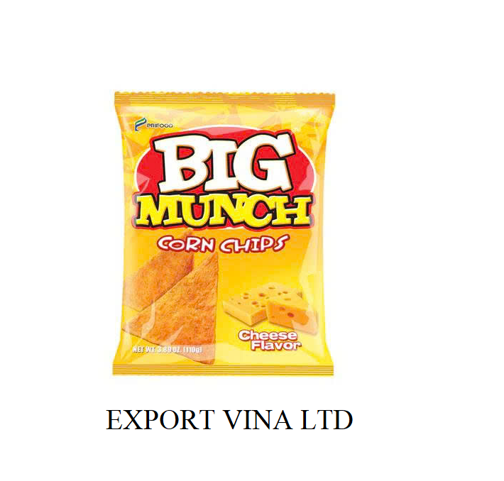 Prifood Big Munchs Cornchips Cheese 120g