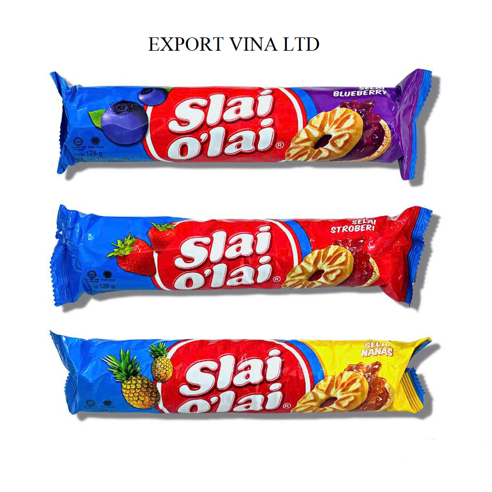 Slai Olai Fruit Cracker Roll 128g