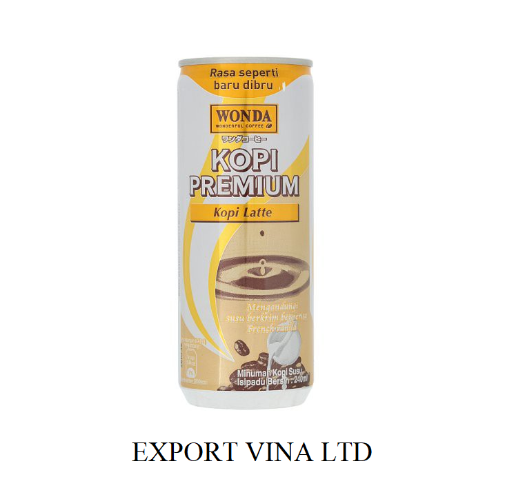 Wonda Latte Coffee Can 240mL