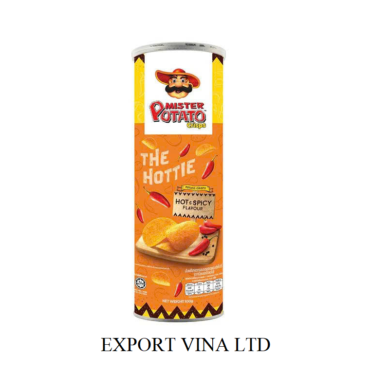 Mr Potatos Snack Hot & Spicy Flavor 145g