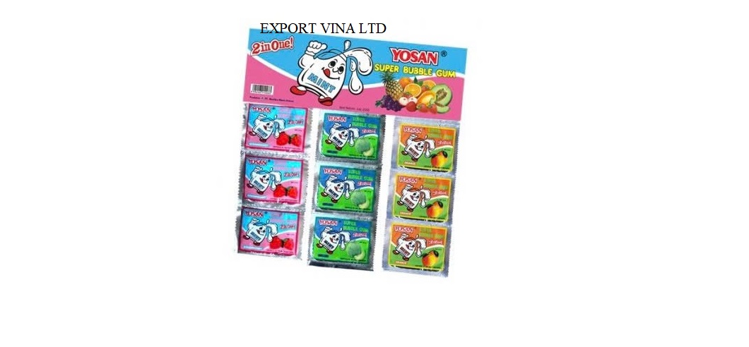 YOSAN 2 IN 1 BUBBLE GUM