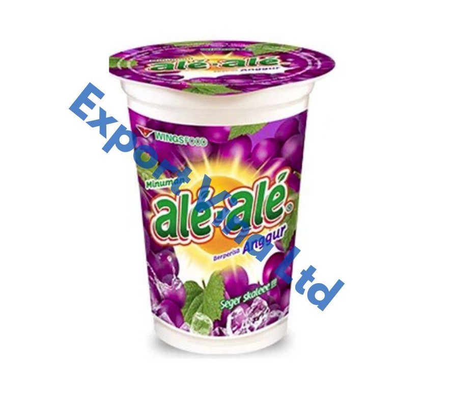 Ale-Ale Grape Fruit Flavored Drink 180ml x 24 cups