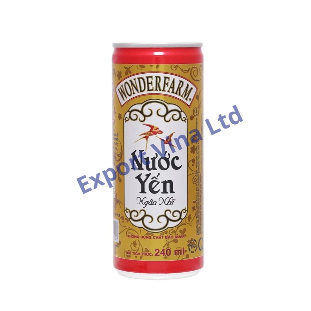 WONDERFARM White Fungus Bird's Nest Drink 240ml – 30 Cans × 240ml
