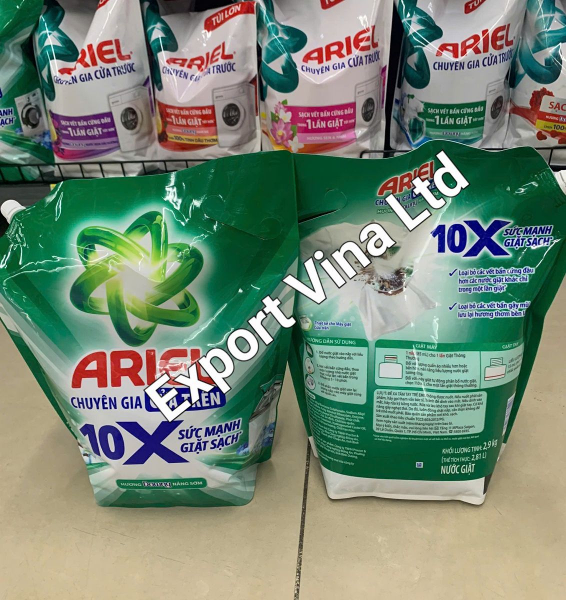 Ariel Liquid Dertergent Downy Morning Sunshine 2.9Kg 