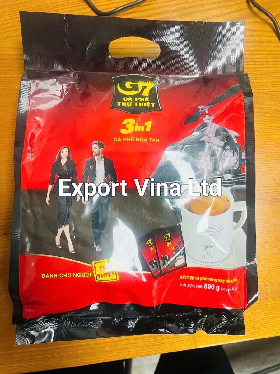 G7 3 in 1 coffee 16g x 50 sachets x 10 bags