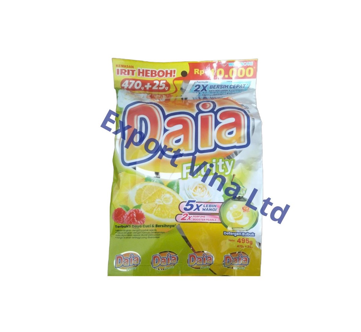 Daia Washing Powder Detergent Fruity 495g
