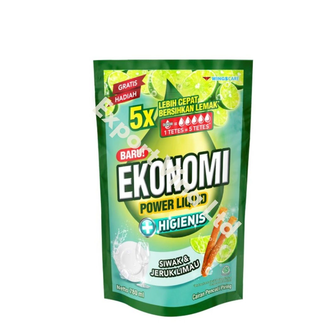 Ekonomi Power Liqid Higienis Siwak & Lime 780ml x 12
