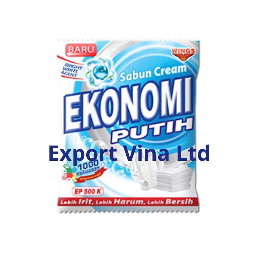 Ekonomi White Cream Detergent Putih 380g x 12