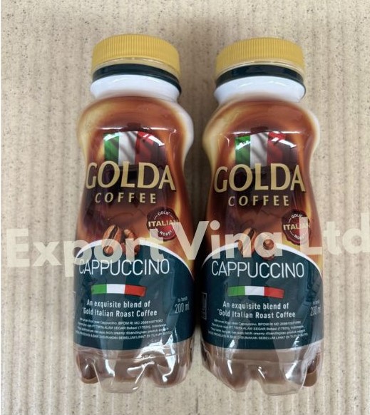Golda Coffee Cappuccino Dolce Latte 200ml x 12 