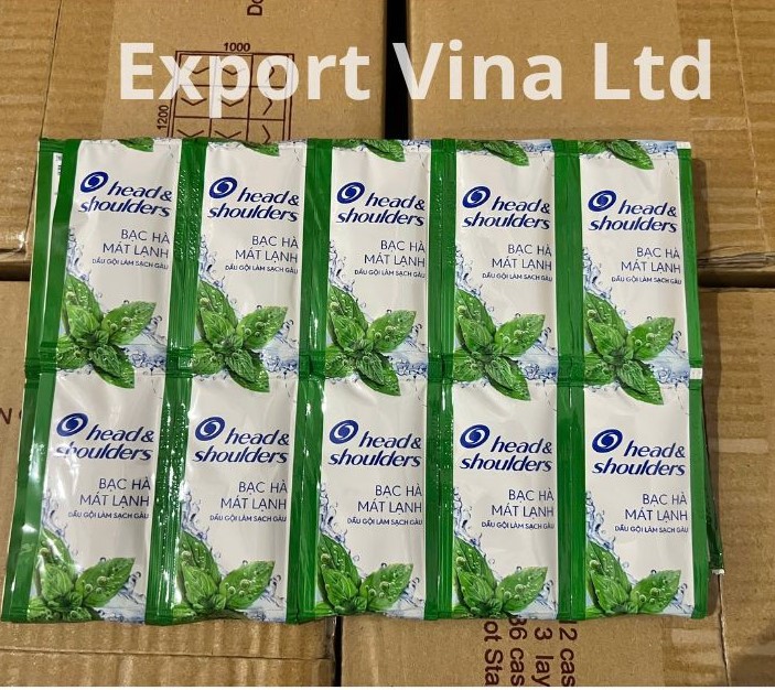 Head & Shoulders Cool Mint Shampoo 5.7ml x 10
