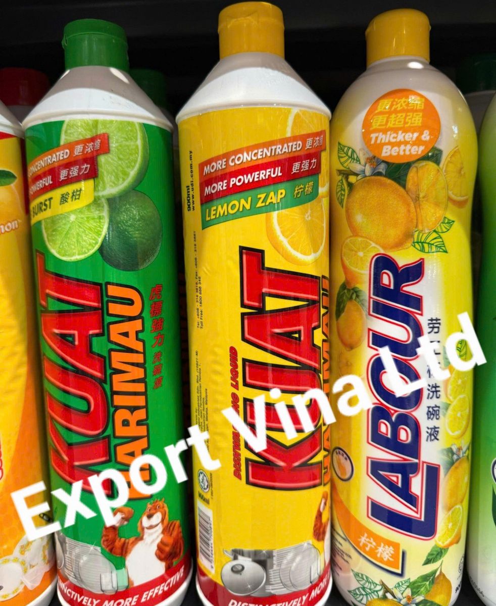 KUAT Harimau Dishwashing Liquid Lime and Lemon 900ml