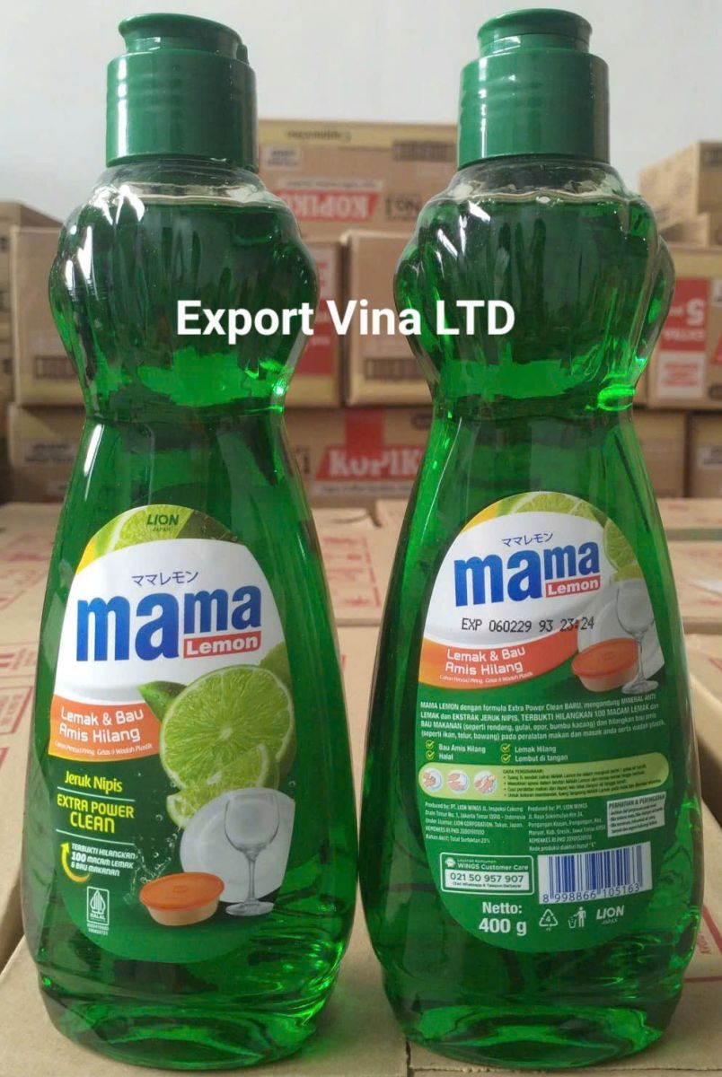Mama dish washing lemon 400g x 12 bottles