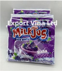 Milkjus Ice Blend Instant Milk Powder Drink Gape Flavor 25g x 120