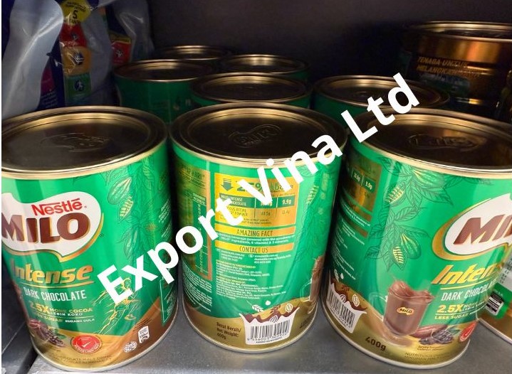 MILO intense dark chocolate in can tin 400g