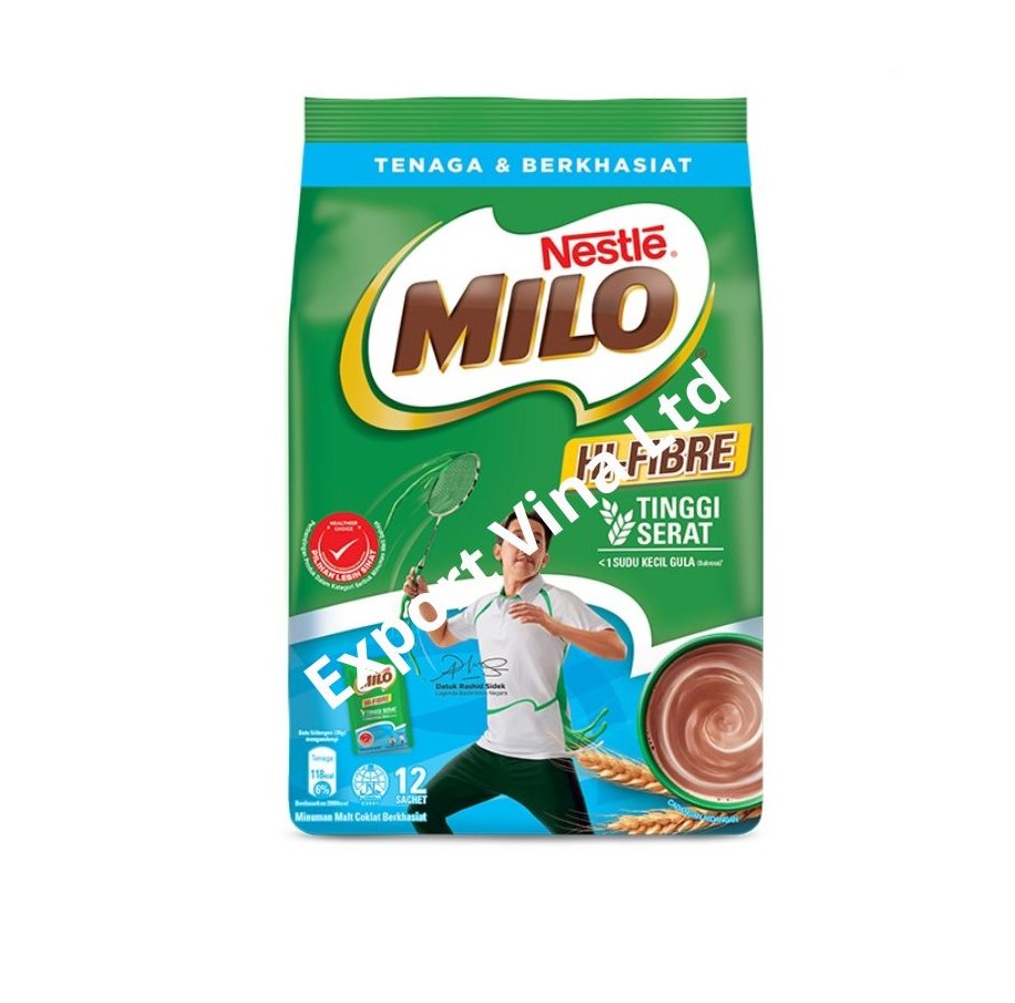 Nestle MILO Hi-Fibre 900g 12 sticks x 30g
