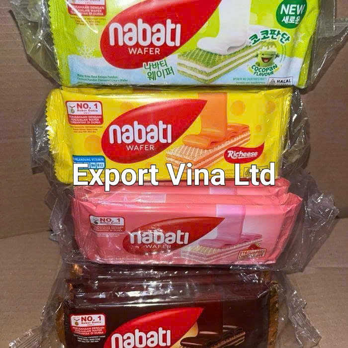 Nabati Cream Cheese Wafer Biscuit Chocolate Cheese Strawberry Flavors 15g x 120