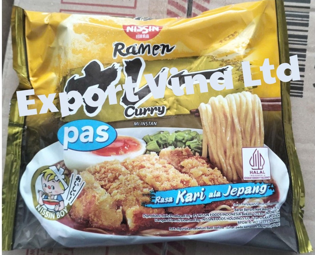 Nissin Ramen Curry Rasa Kari Ala Jepang 76g x 32