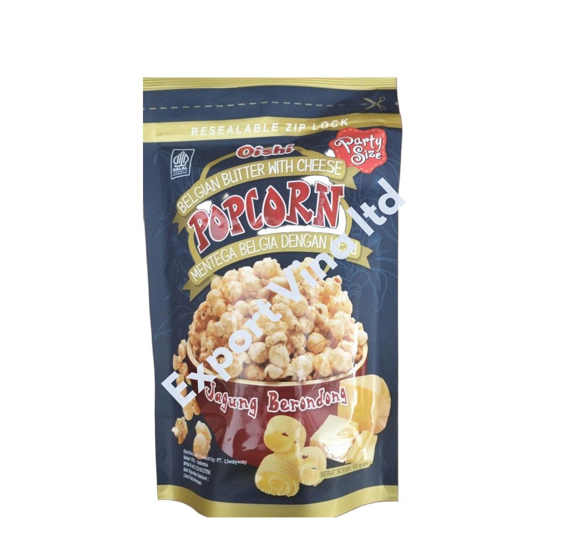 Oishi Popcorn Belgian Butter with Cheese 100g x 20