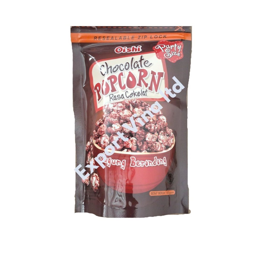 Oishi Popcorn Chocolate 100g x 20