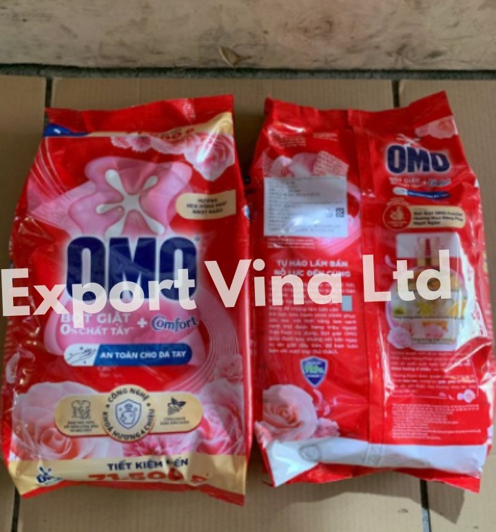 OMO Comfort Laundry Detergent Powder Sweet French Rose 700gx18 bags