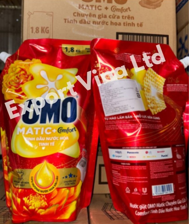 OMO Matic Top Load Laundry Detergent Essential Perfume 1.8kg/4 bags