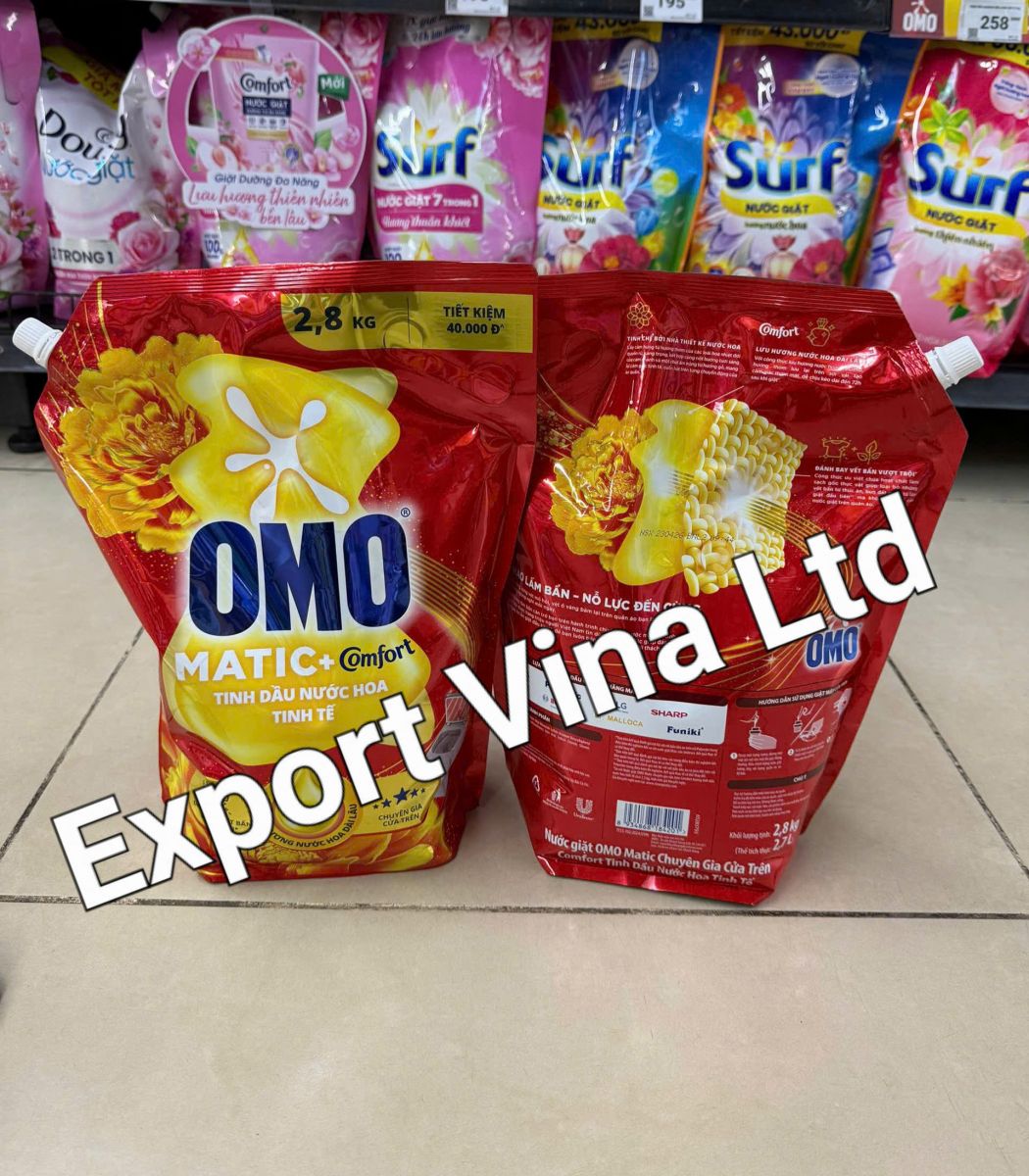 OMO Matic Top Load Laundry Detergent Essential Perfume 2.8kg/4 bags