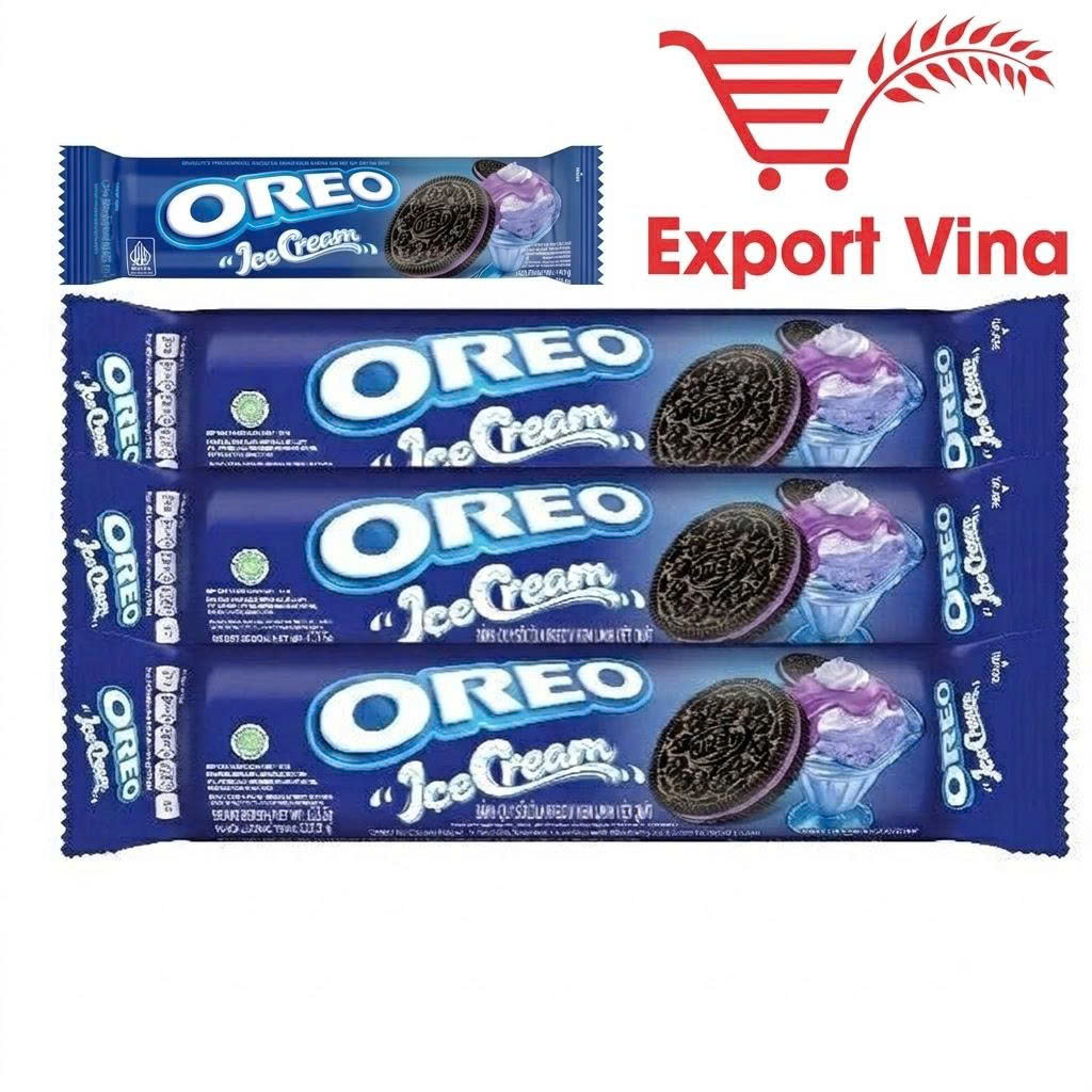 Oreo Chocolate Sandwich Cookies Blueberry Ice Cream 110.4g x 24pcs