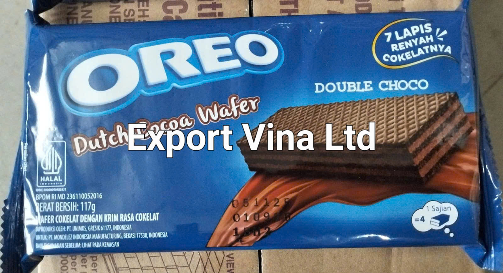 Oreo Wafer Double Choco 117g x 24