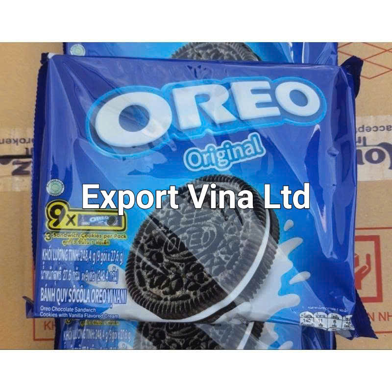 Oreo Chocolate Sandwich Cookies Vani Flavor 248.4g x 12