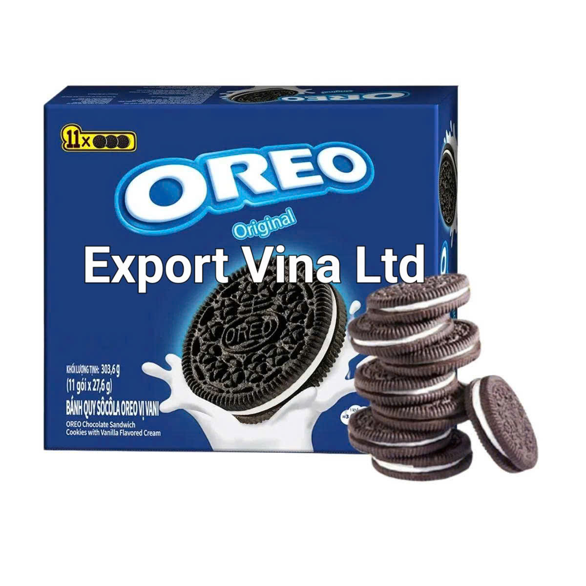 Oreo Chocolate Sandwich Cookies Vani Flavor 303.6g x 12