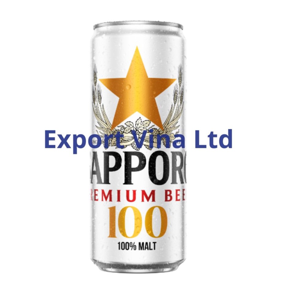 Sapporo Premium Beer 100 Can 330ml x 24 