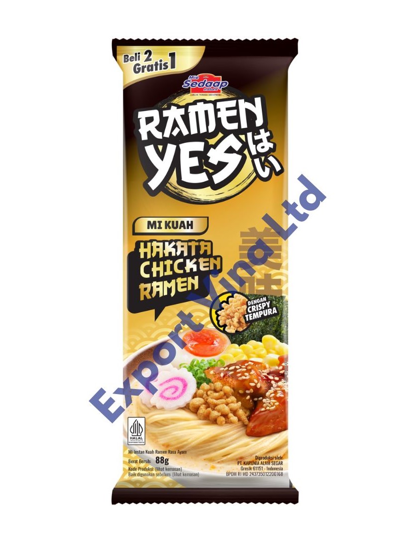 Ramen Yes Rasa Hakata Chicken Instant Ramen 88g