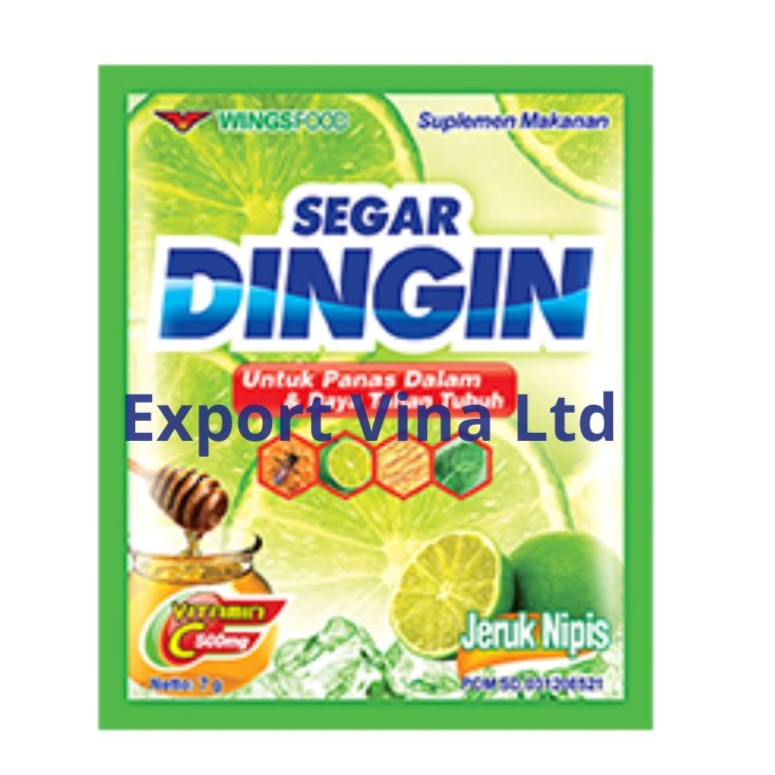 Segar Dingin Vitamin C Supplement Drink Lemon 7g x 24 