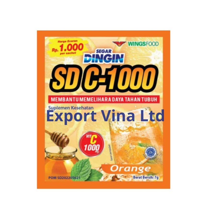  Segar Dingin Vitamin C Supplement Drink Orange 7g x 24 