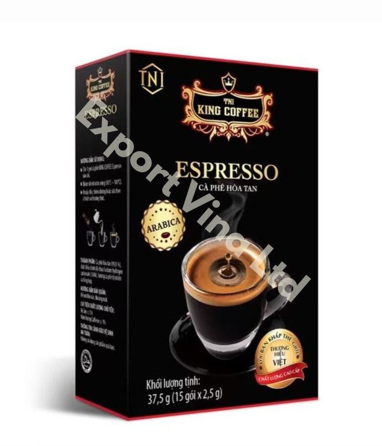 TNI King Coffee Espresso Instant Coffee 2.5g x 15