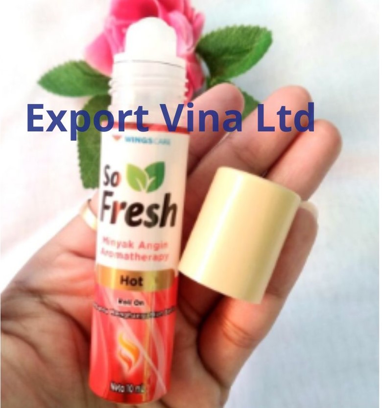 So Fresh Miyak Angin Aromatheraphy Wind Oil Hot 10ml x 72