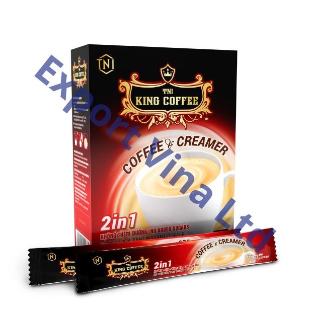 King Coffee 2 in 1 Instant Coffee and Creamer 15g x 10 sticks