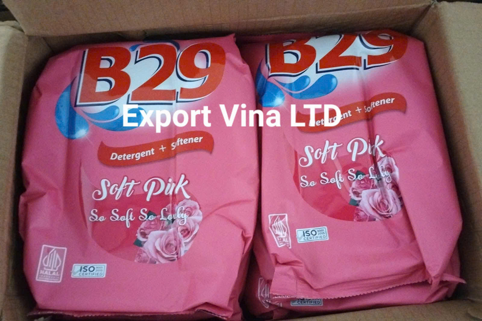 B29 washing detergent soft pink 750g x 12 packs