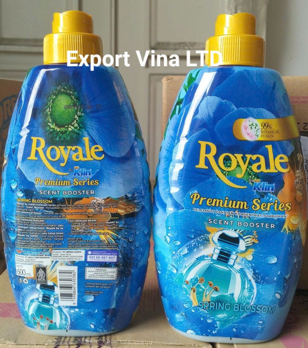 Royale by soklin premium series spring blossom 600ml x 6 bottles 