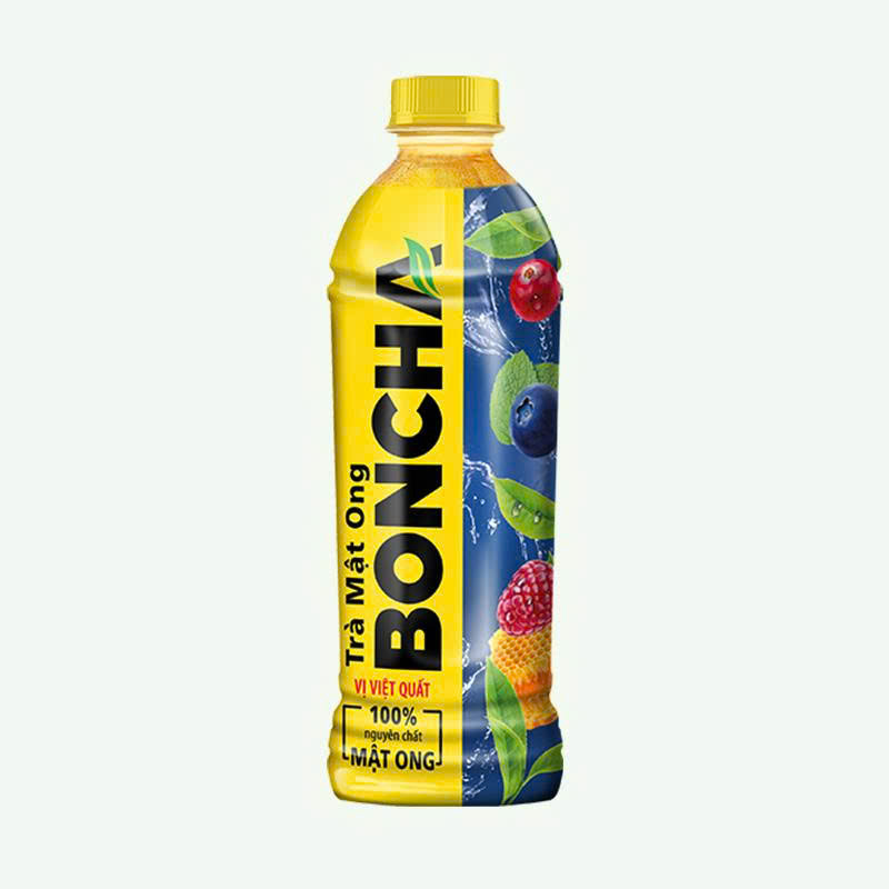Boncha Honey Tea Blueberry Flavor 450ml x 24